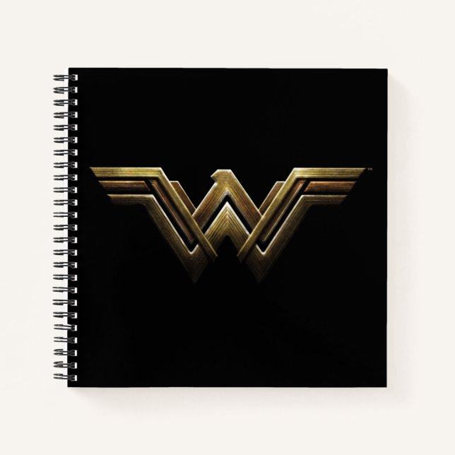 Carnet Ligue de Justice | Symbole métallurgique Wonder Wo (Devant)
