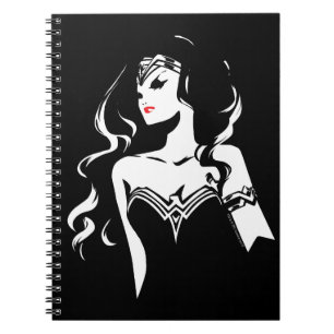Carnet Ligue de Justice   Wonder Woman Noir Pop Art