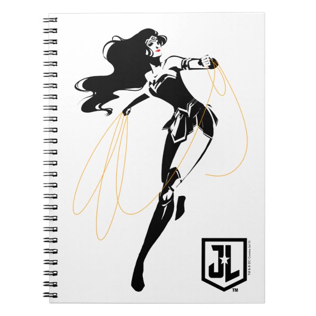 Carnet Ligue de Justice | Wonder Woman with Lasso Pop Art (Devant)