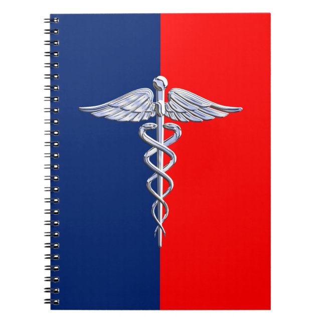 Carnet Ligue des symboles médicaux de Silver Caduceus (Devant)