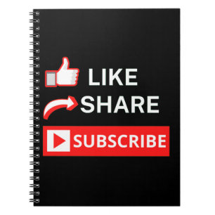 Carnet Like Share Subscribe