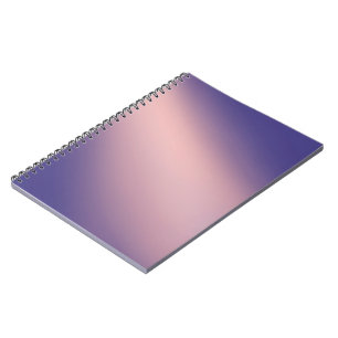 Carnet Lilac rose clair de lune ombre effet