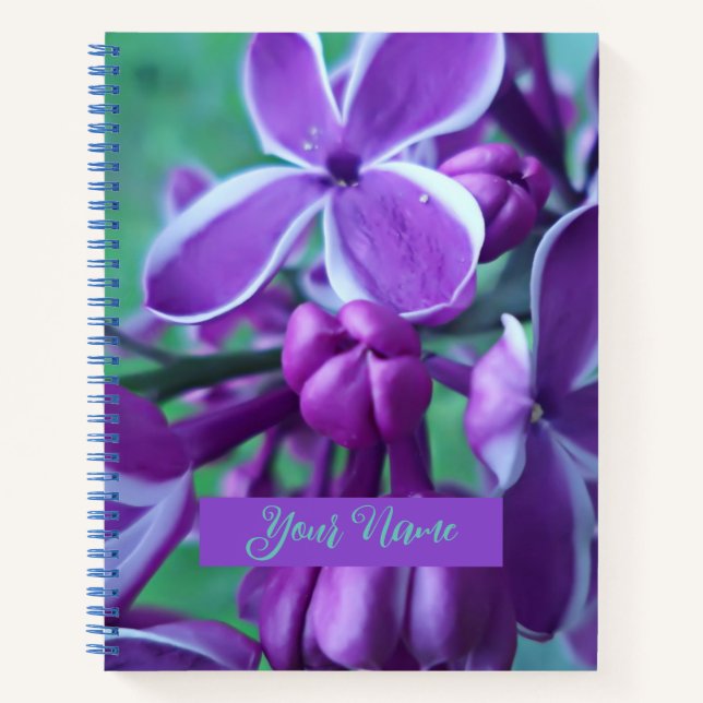 Carnet Lilac variété de couleurs (Devant)