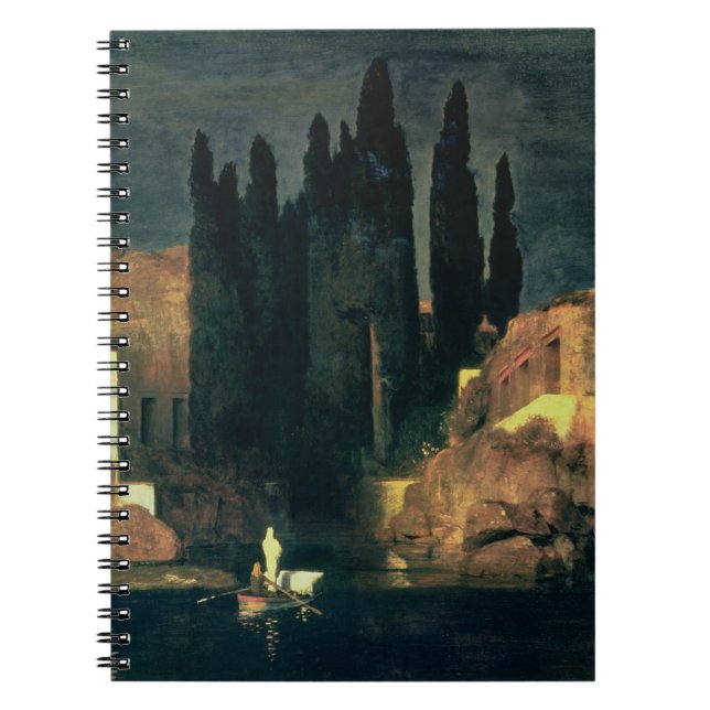 Carnet L'île des morts, 1880 (huile sur la toile) (Devant)