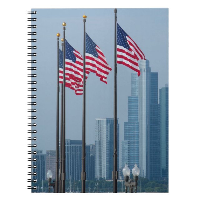 Carnet L'Illinois, Chicago. Le pilier de marine, USA (Devant)