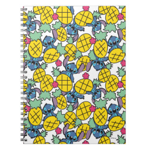 Carnet Lilo & Stitch   Motif ananas