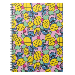 Carnet Lilo & Stitch   Motif ananas