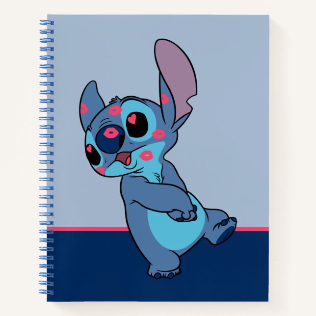 Carnet Lilo & Stitch | Stitch Valentine Kisses (Devant)