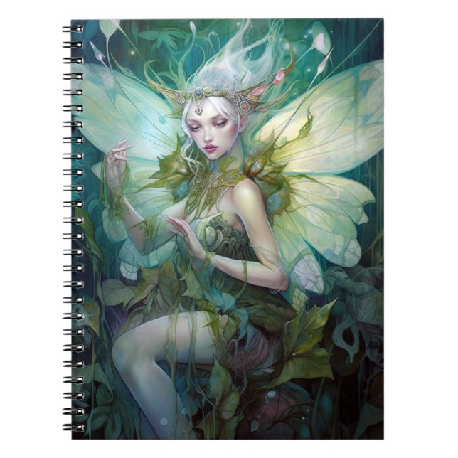 Carnet L'Imaginaire Fairy Green Woodland (Devant)