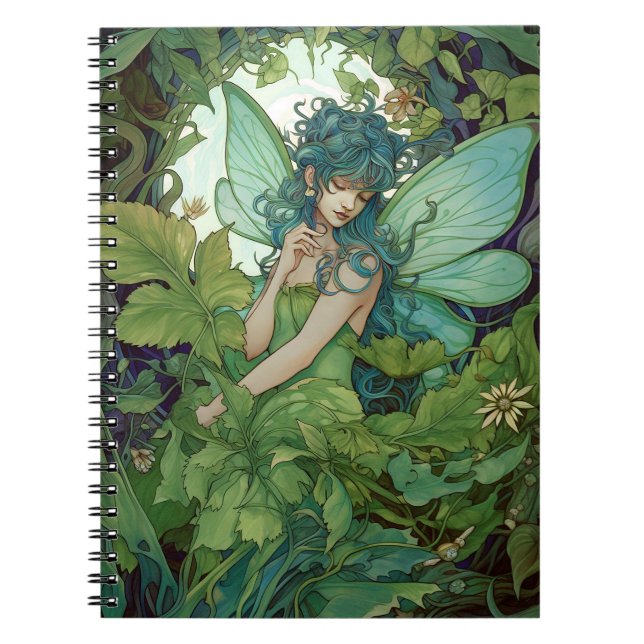 Carnet L'Imaginaire Fairy Green Woodland (Devant)