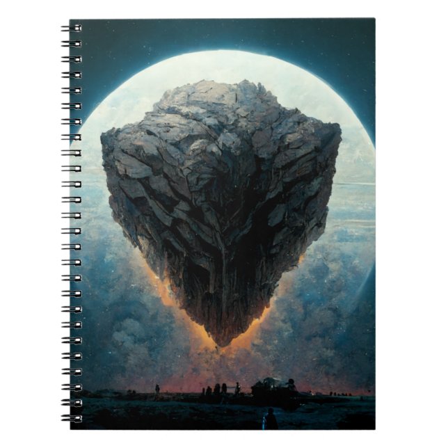 Carnet L'Imaginaire Monolithe Sci-Fi Art (Devant)