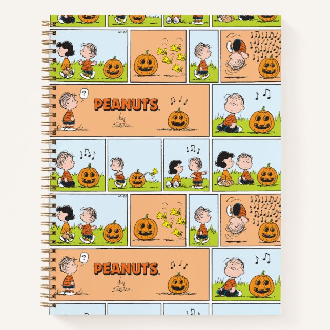 Carnet Linus & Lucy | Chanter Jack-O-Lantern (Devant)