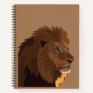Carnet Lion Animal de la faune Lion