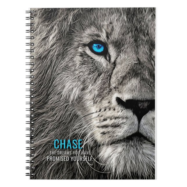 Carnet Lion Chase tes rêves (Devant)