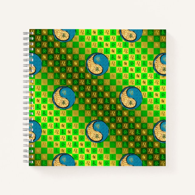 Carnet Lion & Chèvre d'Eau (Devant)