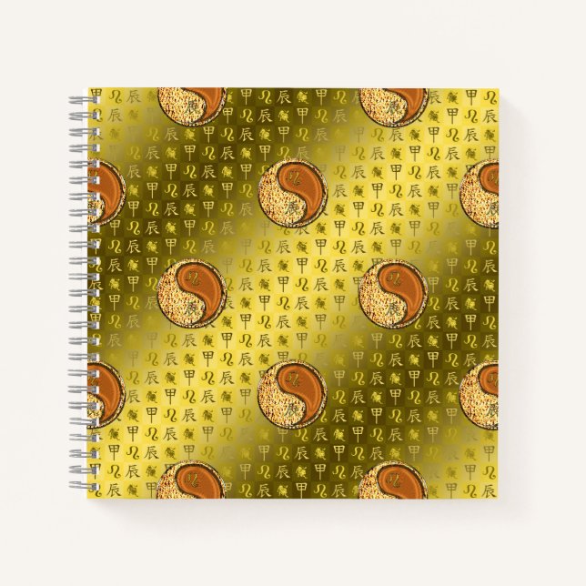Carnet Lion & Dragon de Bois (Devant)