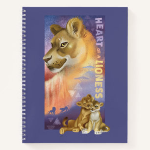 Carnet Lion King Nala et Simba Collage Graphique