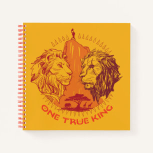Carnet Lion King   "One True King" Simba & Scar Sketch