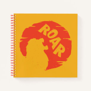 Carnet Lion King Silhouette de Simba "Rugir"