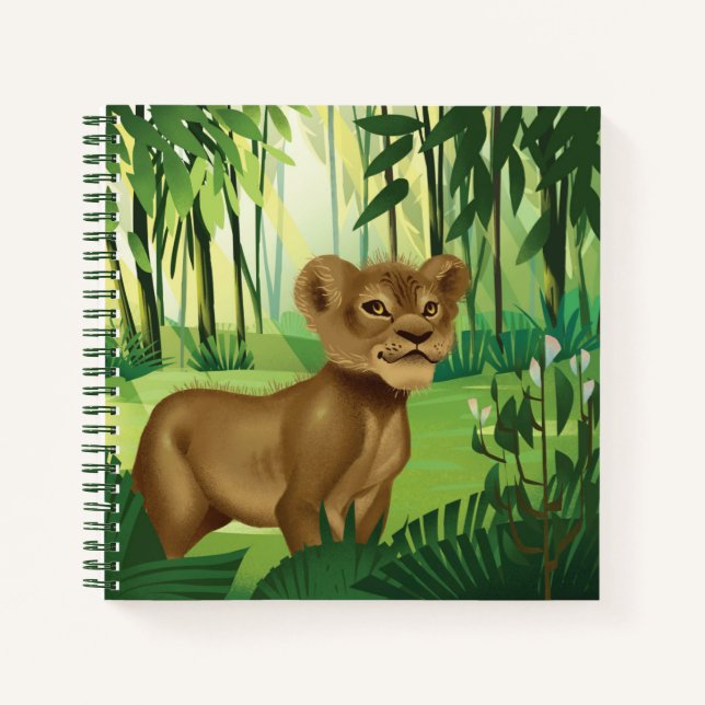 Carnet Lion King | Simba Dans La Jungle (Devant)