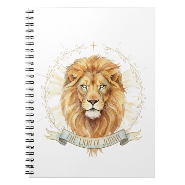 Carnet Lion of Judah Classic Notebook - Bold 6.5" x 8.75" (Devant)