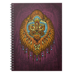 Carnet Lion Regal Spirit La Rue Mandala Tribale Ornée