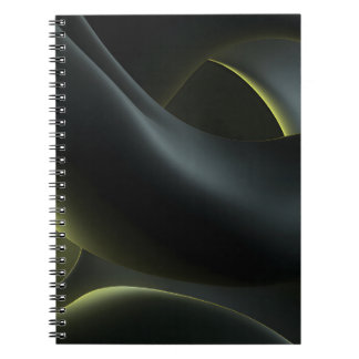 Carnet Liquid Chrome Abstract: Dark Iridescence