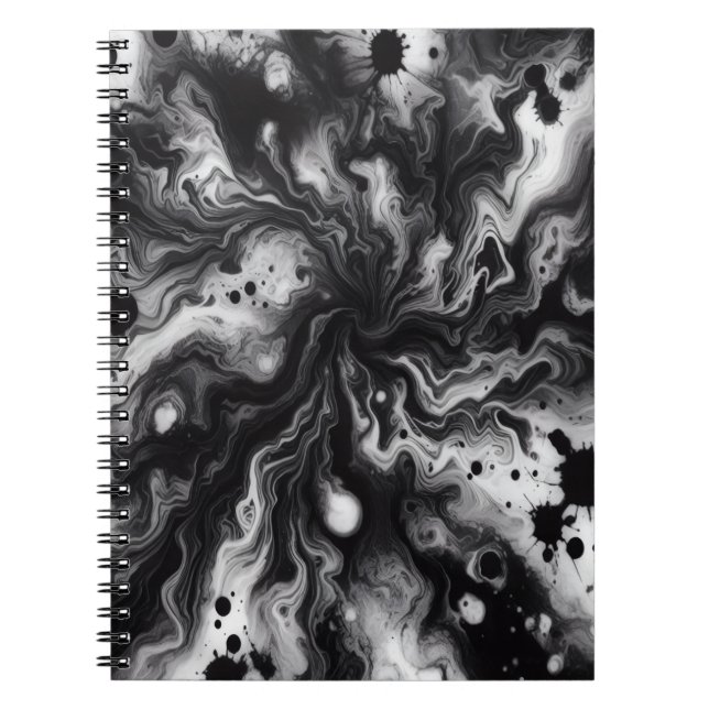 Carnet Liquid Tie Die Notebook (Devant)