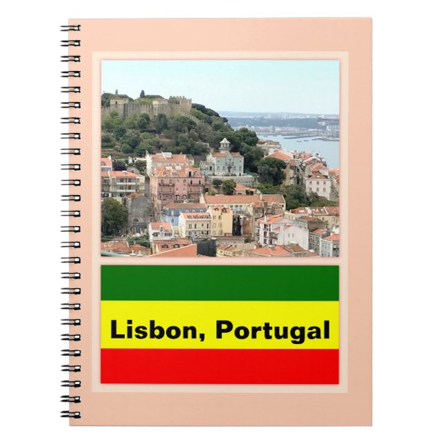 Carnet Lisbonne, Portugal Skyline (Devant)
