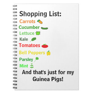 Carnet Liste d'achats