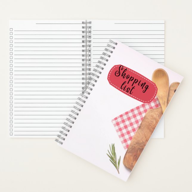 Carnet Liste de contrôle des courses d'alimentation (À l'intérieur)