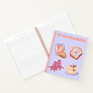 Carnet Liste de contrôle 💜 🌸 💗 Kawaii