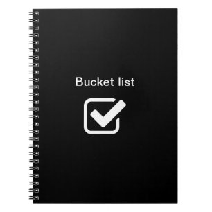 Carnet Liste de seau -