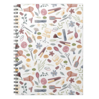 Carnet Liste des cheveux | MOTIF | Aquarelle