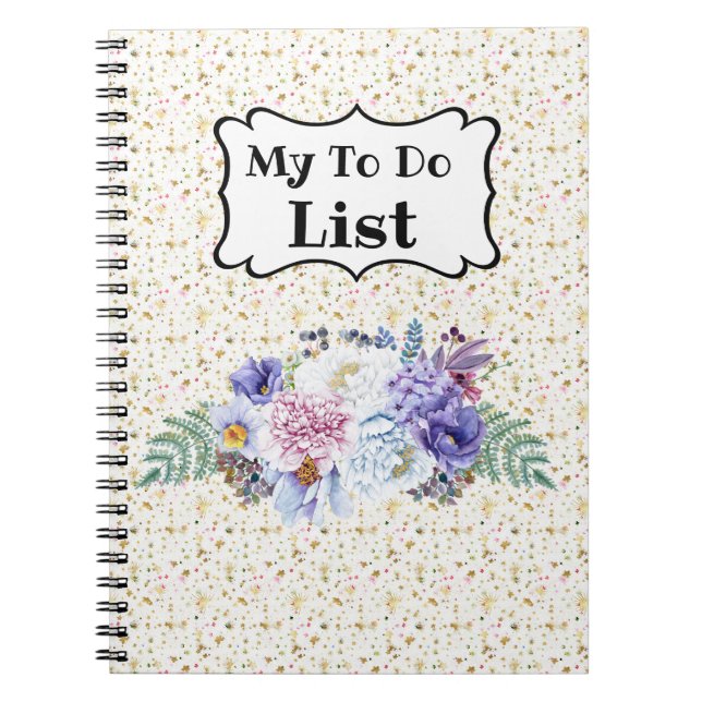 Carnet Liste Mes tâches (Devant)