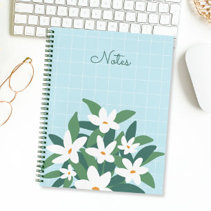 Carnet Liste minimaliste moderne des todo floraux de Jasm
