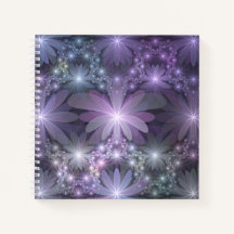 Lit de fleurs Art Fractal Abstrait tendance brilla