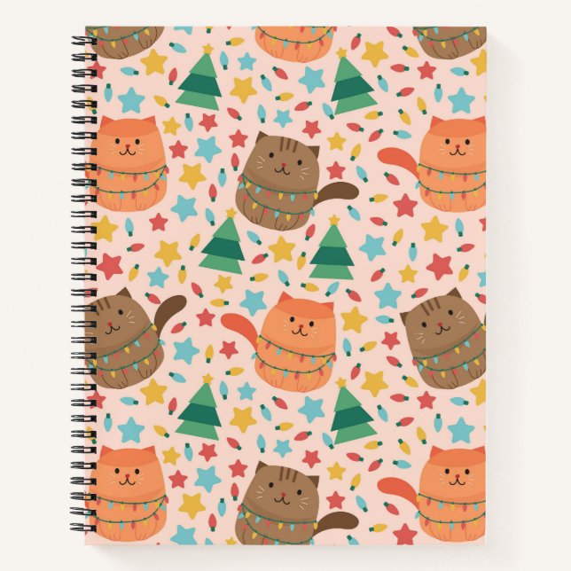 Carnet Little and Cute Christmas Cats (Devant)