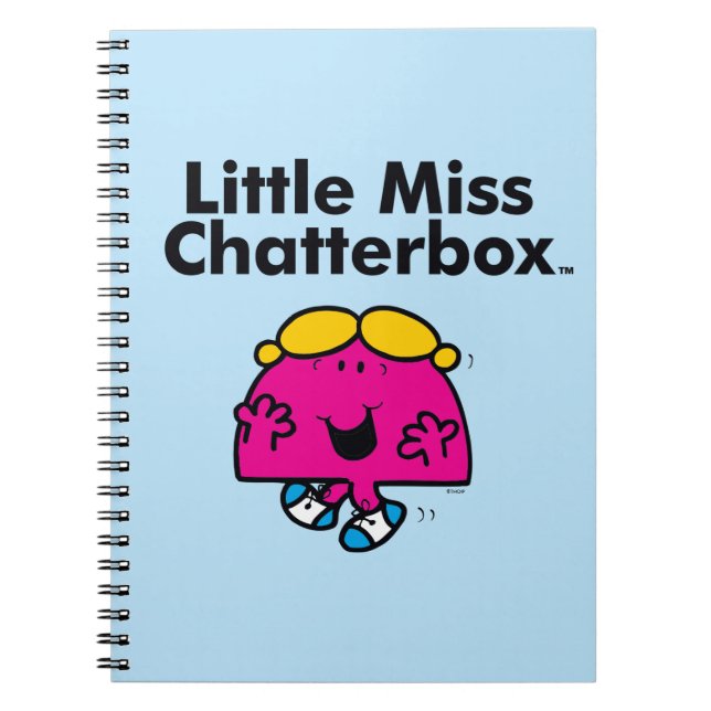 Carnet Little Miss | Little Miss Chatterbox est si chatty (Devant)