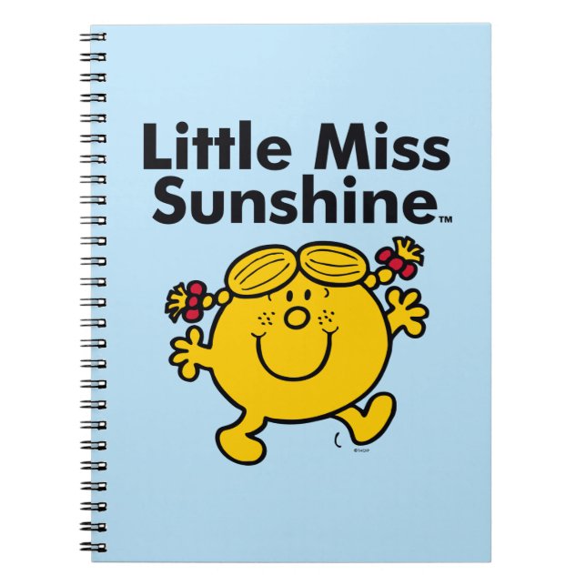 Carnet Little Miss | Little Miss Sunshine est un rayon de (Devant)