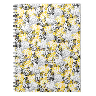 Carnet Little Miss Sunshine Jaune Motif de caractères