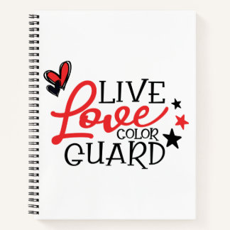 Carnet Live Love Colorguard
