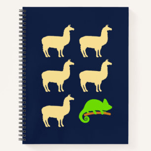 Carnet Llama Llama Llama Llama Chameleon