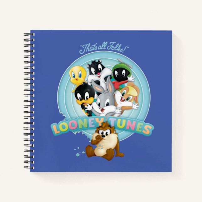 Carnet Logo Bébé LOONEY TUNES™ | C'est tous les gens (Devant)