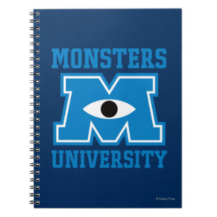 Carnet Logo bleu de Monsters University
