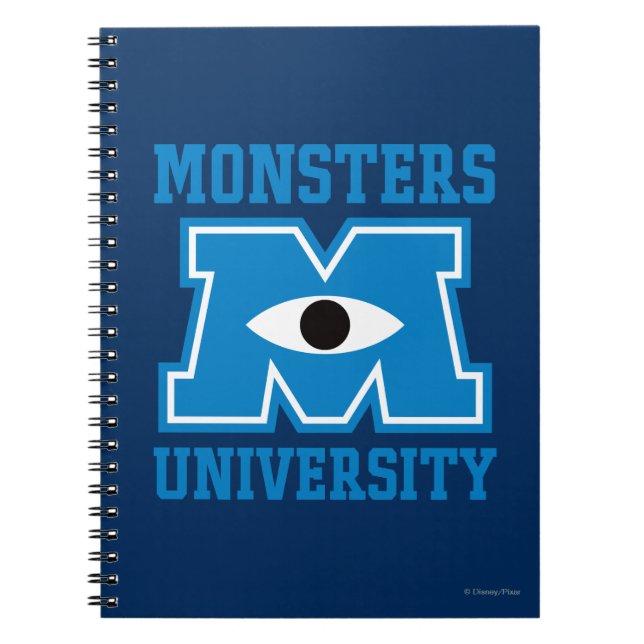 Carnet Logo bleu de Monsters University (Devant)