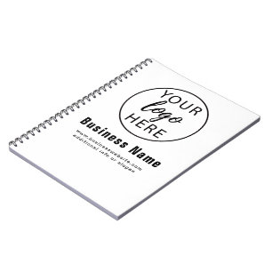 Carnet Logo Commercial Personnalisé Simple
