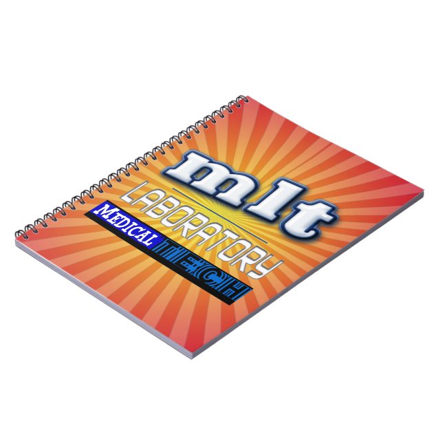 CARNET LOGO DE MLT - LABORATOIRE TECH MÉDICALE (Côté gauche)