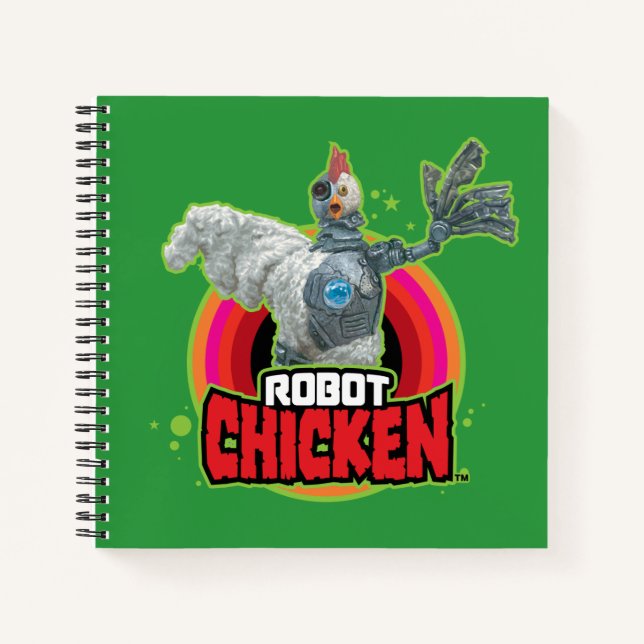 Carnet Logo de Robot Chicken Character (Devant)