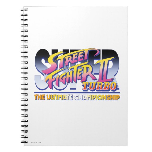 Carnet Logo de Street Fighter II Turbo UC (Devant)